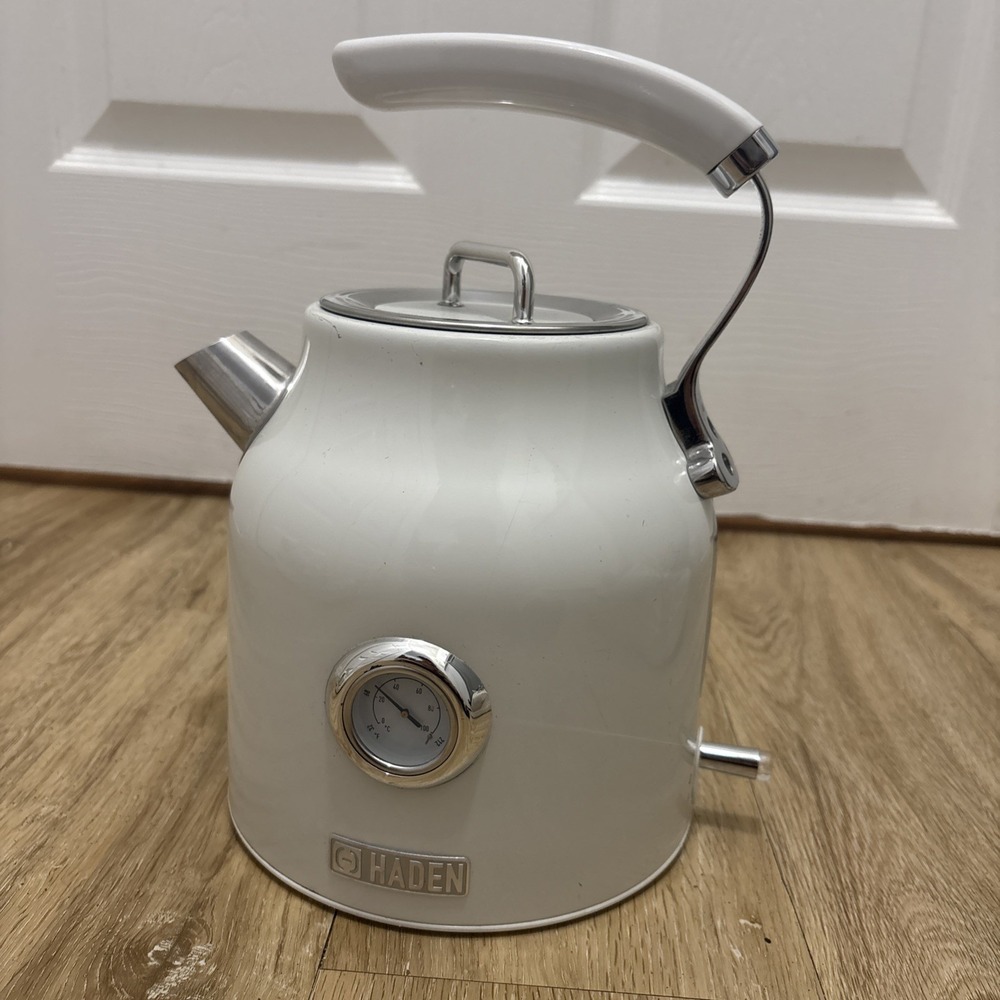 Haden Dorset 1.7L Electric Tea Kettle Stainless Steel with Auto Shut-Off Putty